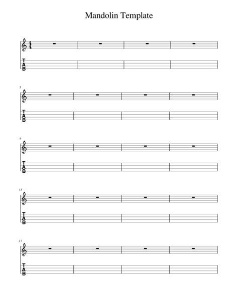 The music includes Christmas carols, hymns, patriotic music, and more. . Mandolin tab template